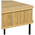 Κονσόλα Scandi Pakoworld Mdf/metal σε Φυσική Απόχρωση με Μεταλλικά Μαύρα Πόδια 120x60x76,5εκ