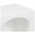 Κομοδίνο Emersi Pakoworld mdf σε Λευκή Απόχρωση 40x32x70εκ