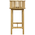 Κονσόλα Nodial Pakoworld Mdf/bamboo σε Φυσική Απόχρωση 120x39x85εκ