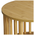 Κομοδίνο Nodial Pakoworld Mdf/bamboo σε Φυσική Απόχρωση Φ40x40εκ