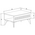 Τραπέζι Marla Pakoworld σε oak Απόχρωση 90x56x40εκ