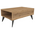 Τραπέζι Marla Pakoworld σε oak Απόχρωση 90x56x40εκ