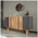 Μπουφές Diona Pakoworld σε Ανθρακί - oak Απόχρωση 180x45x80εκ