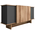 Μπουφές Diona Pakoworld σε Ανθρακί - oak Απόχρωση 180x45x80εκ