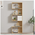 Βιβλιοθήκη Cascade Pakoworld σε oak Απόχρωση 51.8x22x150εκ