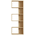 Βιβλιοθήκη Cascade Pakoworld σε oak Απόχρωση 51.8x22x150εκ