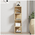 Ραφιέρα Επιδαπέδια Pratel Pakoworld σε oak Απόχρωση 25x27x95εκ