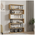 Βιβλιοθήκη Ziza Pakoworld σε oak  Απόχρωση 90x22x162.6εκ