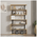 Βιβλιοθήκη Ziza Pakoworld σε oak  Απόχρωση 90x22x162.6εκ