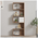 Βιβλιοθήκη Cascade Pakoworld σε Sonoma  Απόχρωση 51.8x22x150εκ