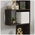 Βιβλιοθήκη Cascade Pakoworld σε Σκούρο Καρυδί Απόχρωση 51.8x22x150εκ