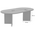 Τραπέζι Σαλονιού Tabletod Pakoworld σε Λευκή Απόχρωση 119x60x40εκ