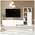 Σύνθετο Σαλονιού Damon Pakoworld σε Λευκή Απόχρωση 140x29.5x39.5εκ