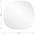 Καθρέπτης Frameless 1 Pakoworld Μαύρο 49x1.2x52εκ