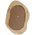 Καθρέπτης Οβάλ Enola Pakoworld mdf σε Φυσική Απόχρωση 54x2.5x80εκ