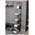 Βιβλιοθήκη Mini Tars Pakoworld  Ανθρακί-Μαύρο 50x22x150εκ
