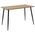 Τραπεζαρία Cuba-Julita Pakoworld σετ 5τεμ mdf Sonoma-Μαύρο-Φυσικό 120x70x76εκ