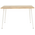 Τραπεζαρία Cuba-Parker Pakoworld σετ 5τεμ Sonoma-Λευκό 120x80x75εκ