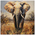 Πίνακας σε Καμβά Elepho Inart 100x3x100εκ