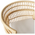 Πολυθρόνα Necorian Paakoworld Teak Ξύλο με pe Rattan σε Φυσική Απόχρωση και Λευκό Μαξιλάρι 80x70x87εκ