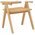 Πολυθρόνα Winslow Pakoworld Φυσικό Rubberwood 52x59x79εκ