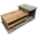 Τραπέζι Σαλονιού Nuvele Pakoworld σε Γκρι Antique-Sonoma Απόχρωση 90x50x35εκ