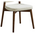 Καρέκλα Siena Pakoworld Rubberwood σε Καρυδί-Εκρού Απόχρωση 48x50x81εκ