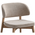 Καρέκλα Siena Pakoworld Rubberwood σε Φυσική-Εκρού Απόχρωση 48x50x81εκ