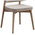 Καρέκλα Siena Pakoworld Rubberwood σε Φυσική-Εκρού Απόχρωση 48x50x81εκ
