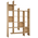 Βιβλιοθήκη Manco Pakoworld σε oak Απόχρωση 122x25.5x188εκ
