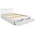Κρεβάτι Olympus Pakoworld με Συρτάρι σε Λευκή Απόχρωση 160x200εκ