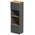 Ντουλάπα Κουζίνας Rowan Pakoworld σε oak-Ανθρακί Απόχρωση 60x42x182εκ