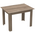 Τραπεζαρία Manka-Parker Pakoworld σετ 5τεμ mdf σε Μαύρη-Sonoma Truffle Απόχρωση 110x80x77εκ