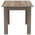 Τραπεζαρία Manka-Parker Pakoworld σετ 5τεμ mdf σε Μαύρη-Sonoma Truffle Απόχρωση 110x80x77εκ