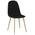 Τραπεζαρία Manka-Bella Pakoworld σετ 5τεμ σε Sonoma Truffle Απόχρωση 110x80x70εκ