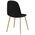 Τραπεζαρία Manka-Bella Pakoworld σετ 5τεμ σε Sonoma Truffle Απόχρωση 110x80x70εκ