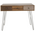 Κονσόλα Boho Pakoworld Καρυδί με Μεταλλικά Πόδια 100x50,5x74,5εκ