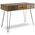 Κονσόλα Boho Pakoworld Καρυδί με Μεταλλικά Πόδια 100x50,5x74,5εκ