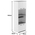 Ντουλάπα Κουζίνας Rowan Pakoworld σε Λευκή-Sonoma Απόχρωση 60x42x182εκ