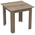 Τραπεζαρία Manka-Parker Pakoworld σετ 3τεμ mdf σε Μαύρη-Sonoma Truffle Απόχρωση 80x80x77εκ