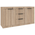 Μπουφές Doha Pakoworld σε Sonoma Απόχρωση 150x45x80.5εκ