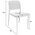 Καρέκλα Fenxy Pakoworld pp σε Λευκή Απόχρωση 38x42x77εκ