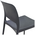 Καρέκλα Fenxy Pakoworld pp σε Μαύρη Απόχρωση 38x42x77εκ