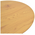 Τραπέζι Σαλονιού Dovel Pakoworld mdf σε Sonoma-Μαυρη Απόχρωση Φ70x40εκ