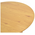 Τραπέζι Karulo Pakoworld mdf σε Sonoma Απόχρωση Φ120x76εκ
