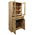 Βιτρίνα-Ντουλάπα Nisso Pakoworld σε oak Απόχρωση 80x40x183.5εκ