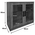Παπουτσοθήκη-Ντουλάπι Sapato Pakoworld σε oak Απόχρωση 80x40x80εκ