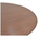 Τραπέζι Karulo Pakoworld mdf σε Καρυδί Απόχρωση Φ120x76εκ