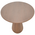 Tραπέζι Donda Pakoworld mdf Καρυδί Φ100x76εκ