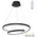 Φωτιστικό Οροφής Rexon Pakoworld led Μέταλλο Μαύρο Φ49x12εκ